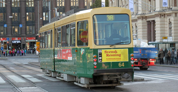 Getting around Helsinki is a doodle with the trams